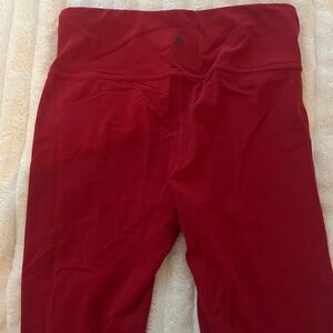 Athleta Girl Red Leggings